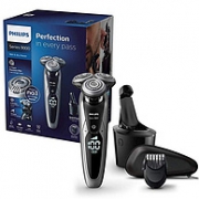 带SmartClean系统+胡须修剪器：Philips 飞利浦 旗舰9系 电动剃须刀 S9711/31