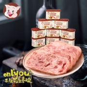 74.80元包邮！小猪呵呵 火腿午餐肉罐头198g*6罐 需用5元优惠券（折合12.47/罐）