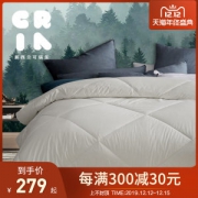 新西兰国民品牌 CRIA 羊毛双人被 100%羊毛填充 可贴身盖