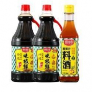 17日10点： 厨邦 酱油味极鲜1.63L*2+赠500ml料酒  大包装组合  *2件