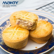 29.90包邮！好吃！多次回购！米旗 新法式乳酪酥饼 6粒礼盒装300g 30元优惠券