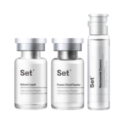 美肌颜 透亮寡肽冻干粉 50mg*20支+溶酶 3ml**20支+烟酰胺原液 10ml*4支