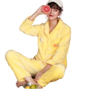 【淑莉蔻】法兰绒睡衣居家服套装