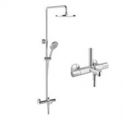KOHLER 科勒 K-21724T-9-CP 齐乐恒温淋浴花洒
