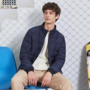 限尺码：美特斯邦威 88229275 男士立领羽绒服