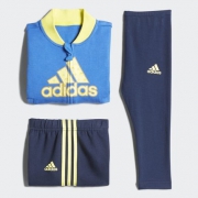 adidas 阿迪达斯 婴童训练运动长袖立领拉链套装 147元包邮