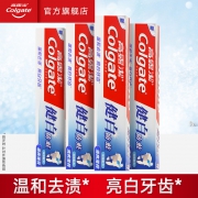 高露洁 健白防蛀牙膏 140g*4支 29.9元包邮