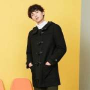美特斯邦威 QB224411 男士毛呢风衣
