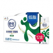 18点开始：伊利 舒化无乳糖牛奶 低脂型 220ml*12盒/箱*4件
