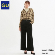 12日0点：GU极优 318233 女士灯芯绒阔腿裤