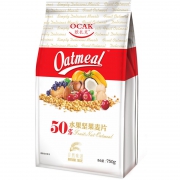欧扎克 50%水果坚果麦片 即食袋装 750g