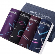 阿郎说 莫代尔男士平角内裤 4条装 L-XXXL 19.99元包邮(需用券)