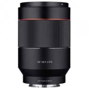 Samyang 三阳 35/1.4 Sony 索尼 E 卡口全幅相机单反相机自动对焦镜头，光圈 F1.4，黑色广角