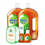 英国皇室御用 滴露 杀菌消毒液 1.5L*2瓶 45ml*2