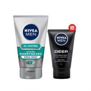NIVEA 妮维雅 男士控油亮肤炭泥 100g+50g *5件