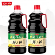 老恒和 鲜上鲜 特级生抽酱油 1.28L*2瓶*2件