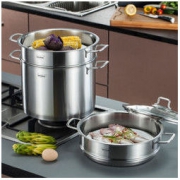 Momscook 慕厨 MT28ST 不锈钢蒸锅 28cm *3件