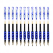 京东PLUS会员： PILOT 百乐 BL-WG-38 子弹头防滑中性笔 0.38mm 12支装 *3件