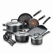 中亚Prime会员： T-fal 特福 Signature Thermo-Spo 厨具套装 12件