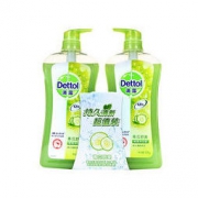 滴露(Dettol)青瓜舒爽沐浴露935克 935克持久留香家庭装男女学生通用量贩装滋润清爽沐浴乳液