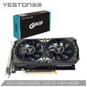 盈通（yeston）GTX1650-4G D5大地之神 Boost1665MHz/7008MHz 4GB/128Bit/GDDR5显卡