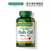 美国 自然之宝 深海鱼油软胶囊 100粒*2瓶