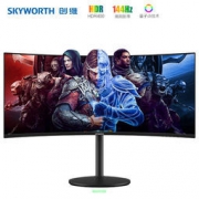 Skyworth 创维 34G1Q 34英寸 VA显示器（3440×1440、1500R、144Hz、FreeSync、HDR400）