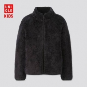 19日0点：UNIQLO 优衣库 儿童摇粒绒拉链茄克