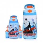 京东PLUS会员：Thomas & Friends 托马斯和朋友 儿童不锈钢吸管杯 400ml 低至38.33元（双重优惠）