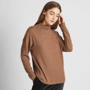 UNIQLO 优衣库 418239 女士针织摇粒绒高领长袖