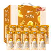 蒙牛 纯甄 常温风味酸牛奶 燕麦+黄桃  200g*10*5件