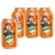 Mirinda 美年达 橙味汽水 330ml*6听