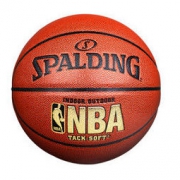 SPALDING 斯伯丁 74-607Y NBA比赛室内软PU篮球