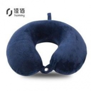 京东PLUS会员： 佳佰 多功能U型枕 藏青 30*17cm