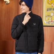 JEANSWEST 真维斯 123534 男士立领无缝羽绒服 145.6元包邮（需用券）