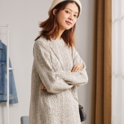 双12预告：Tonlion 唐狮  624420104416 女士针织连衣裙 低至128元