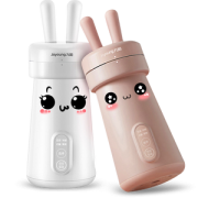 九阳 长耳萌兔造型 迷你全自动豆浆机 300ml