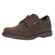 中亚Prime会员、限尺码： ROCKPORT 乐步 Rugged Bucks Plain Toe 男款真皮休闲鞋