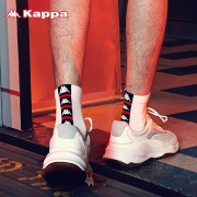 Kappa卡帕KP8W23 串标情侣中筒袜 2双 *2件 69元包邮