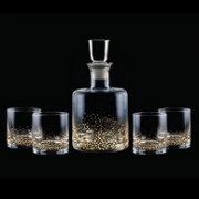 亚马逊销冠！Fitz and Floyd 金斑酒器套装 盛酒器+酒杯