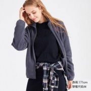 UNIQLO 优衣库 418447 女士摇粒绒拉链茄克