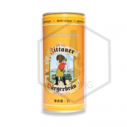 REBERG 兹塔伯格小麦啤酒原浆单听装 1L 9.9元包邮（需用券）