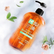 ￥49 日本熊野油脂进口马油沐浴露液1000ml（双重优惠）