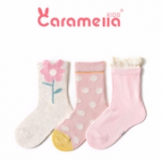 caramella秋冬超萌纯棉中筒袜6双 券后￥19.9