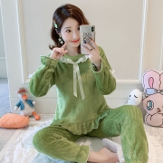 ￥69 家居服娃娃翻领长袖套装韩版睡衣女