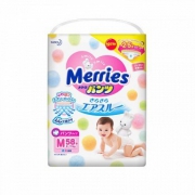 超值可囤：Merries 妙而舒 婴儿拉拉裤 M58片