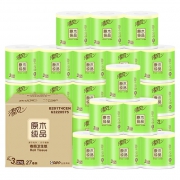 26日10点：清风 卷纸原木纯品3层270段27卷 *4件