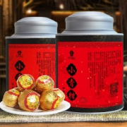 天宇 8年宫廷普洱+生晒新会青柑 小青柑茶 250g*2罐
