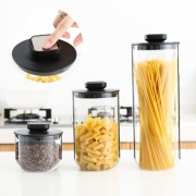 Asa room按压式玻璃密封收纳罐 500+1000+1800ml 3件套装 59元包邮（需用券）