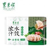东来顺 牛肉大葱水饺 435g（24只装） 32.9元，可优惠至16.5元